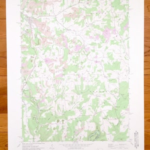 Antique Sligo, Pennsylvania 1969 US Geological Survey Topographic Map – Armstrong County, Clarion County, Piney, Monroe, Toby, Porter