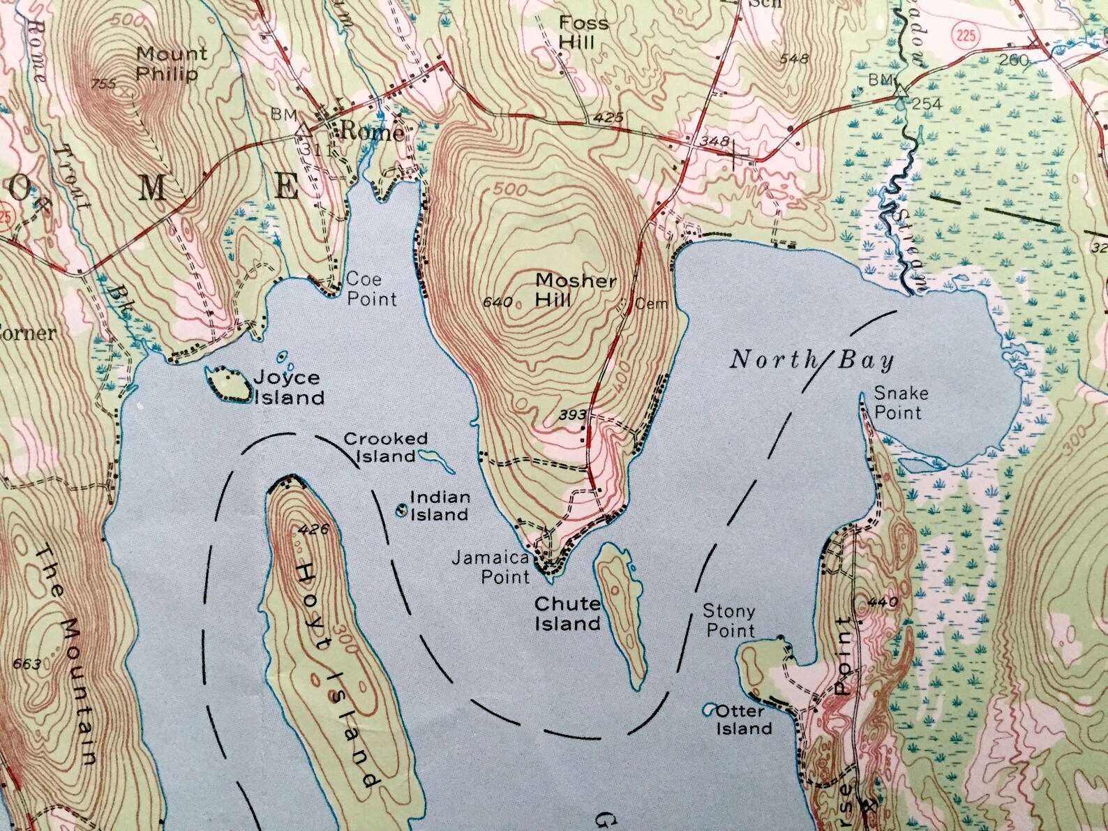 Antique Norridgewock Maine 1956 US Geological Survey Etsy Hong Kong