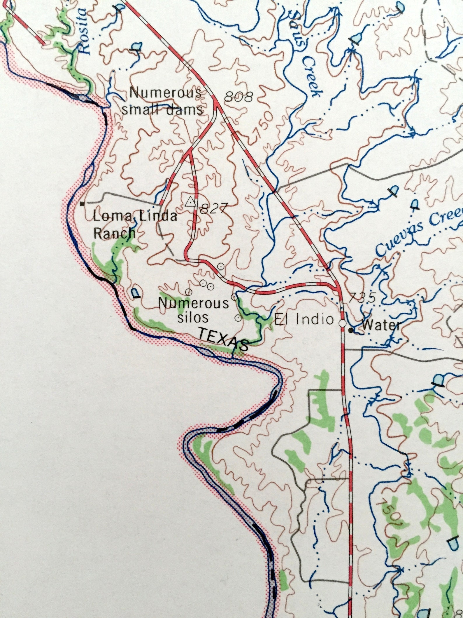Antique Eagle Pass Texas 1965 US Geological Survey Etsy