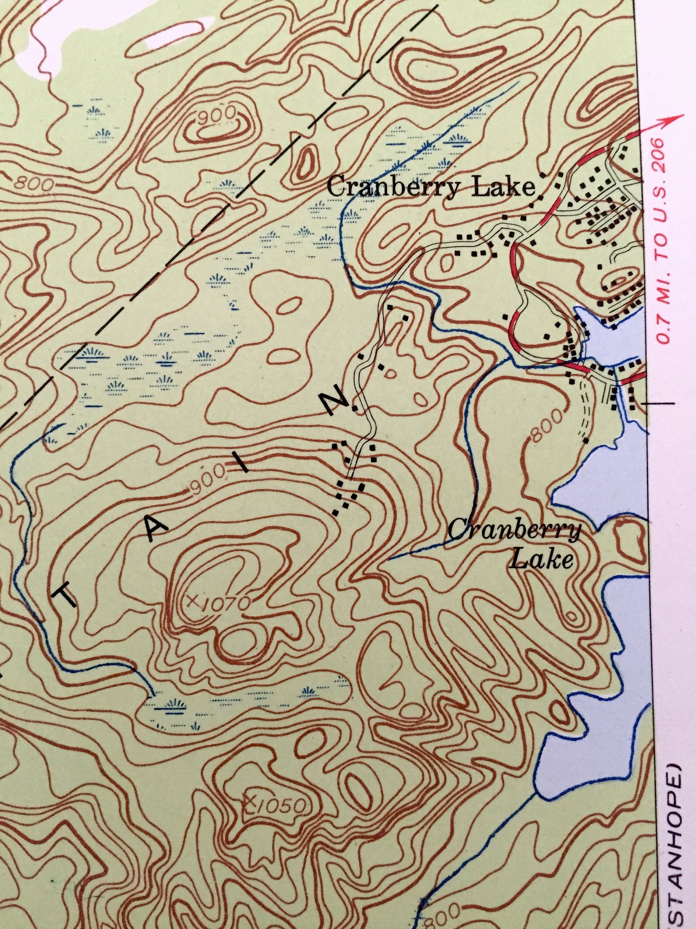 Antique Tranquility New Jersey 1954 US Geological Survey Etsy Australia