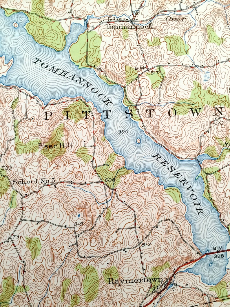 Antique Cohoes New York 1949 US Geological Survey Topographic Etsy