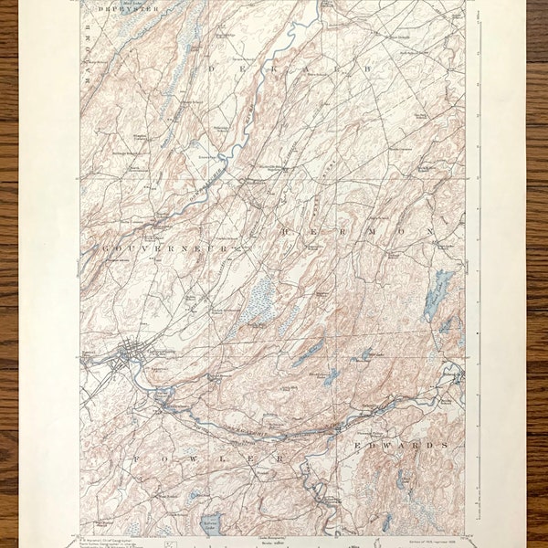 Gouverneur New York Print Etsy