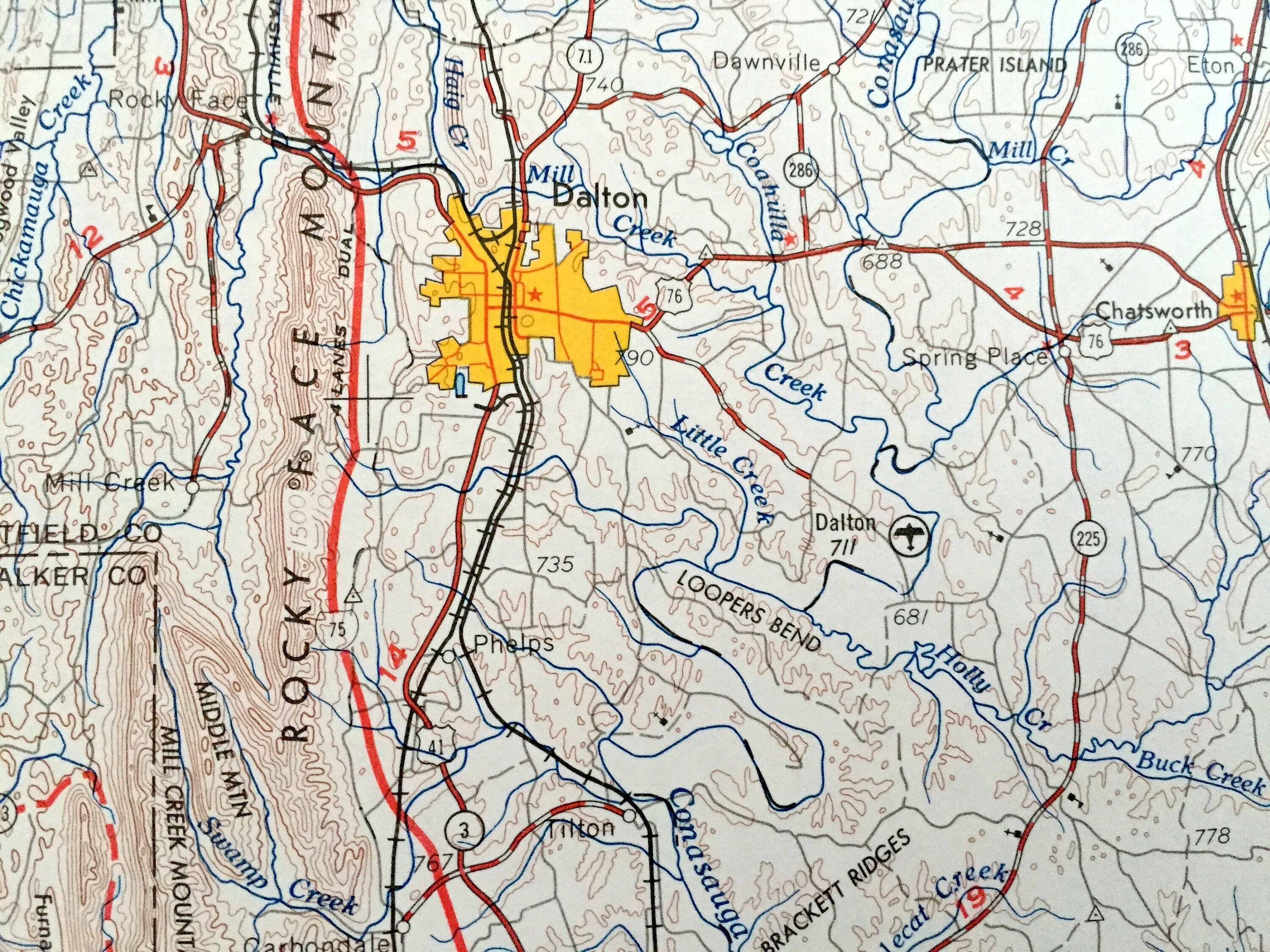 Antique Rome 1958 US Geological Survey Topographic Etsy