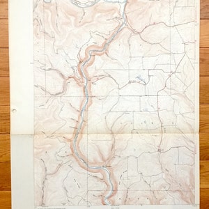 Antique Tiadaghton, Pennsylvania 1948 US Geological Survey Topographic Map - Gaines, Shippen, Delmar, Morris, Elk, Thumptown, Dexter, Stone