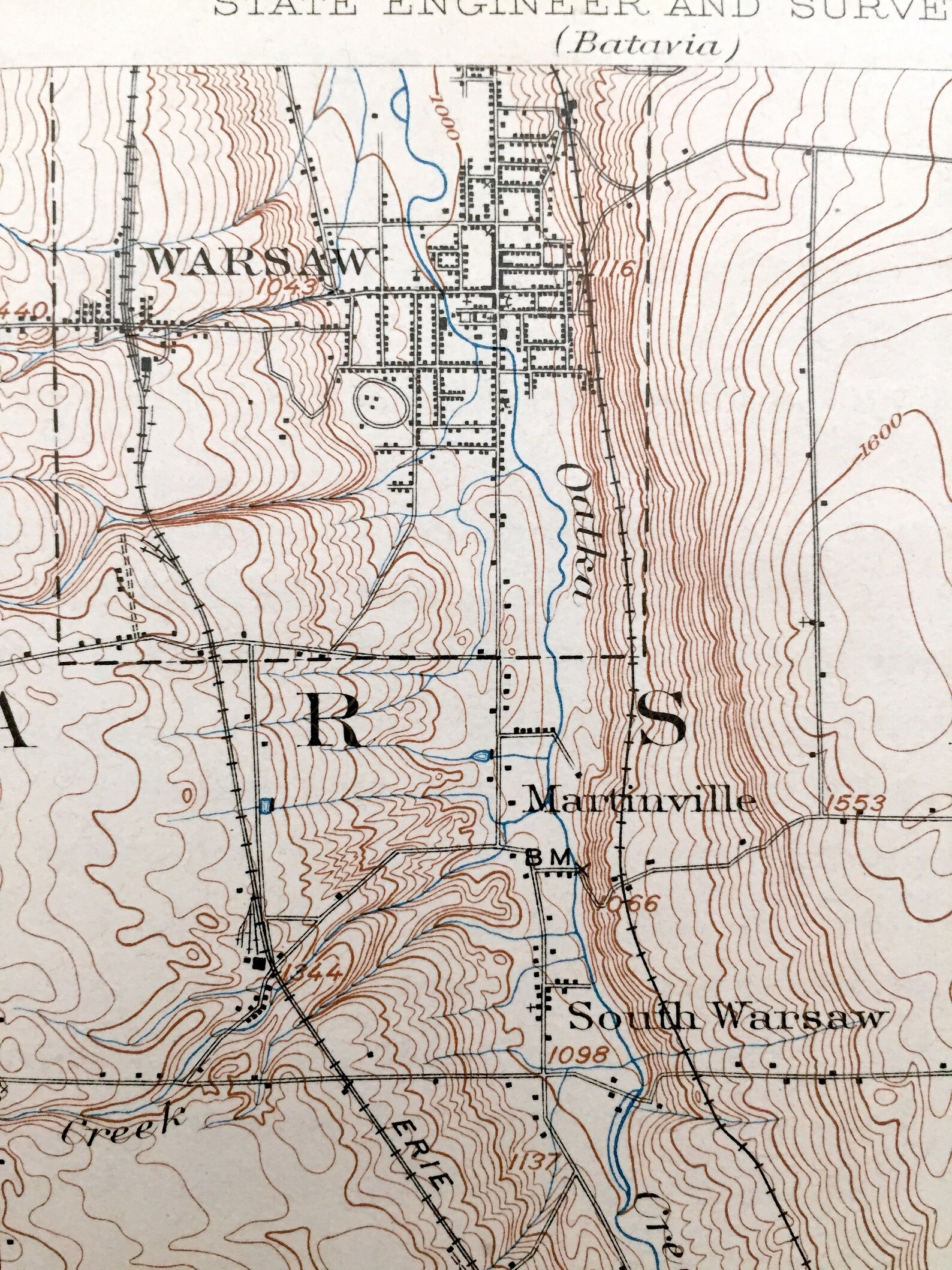 Antique Portage New York 1905 US Geological Survey Etsy