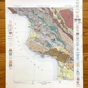 Antique San Luis Obispo, Californie 1903 US Geological Survey Carte topographique – Oceano, Pismo Beach, Morro Bay, Avila Beach, Edna, Grover CA