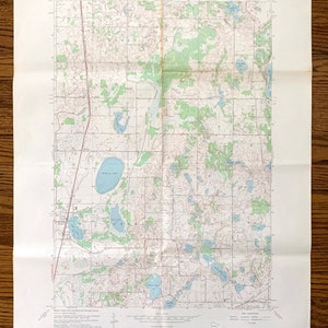 Antiker Hugo, Minnesota 1967 US-Amerikanisches 1967-Erkundungslandkarte – Washington County, Forest Lake, Oneka, May, New Scandia, Weston, MN