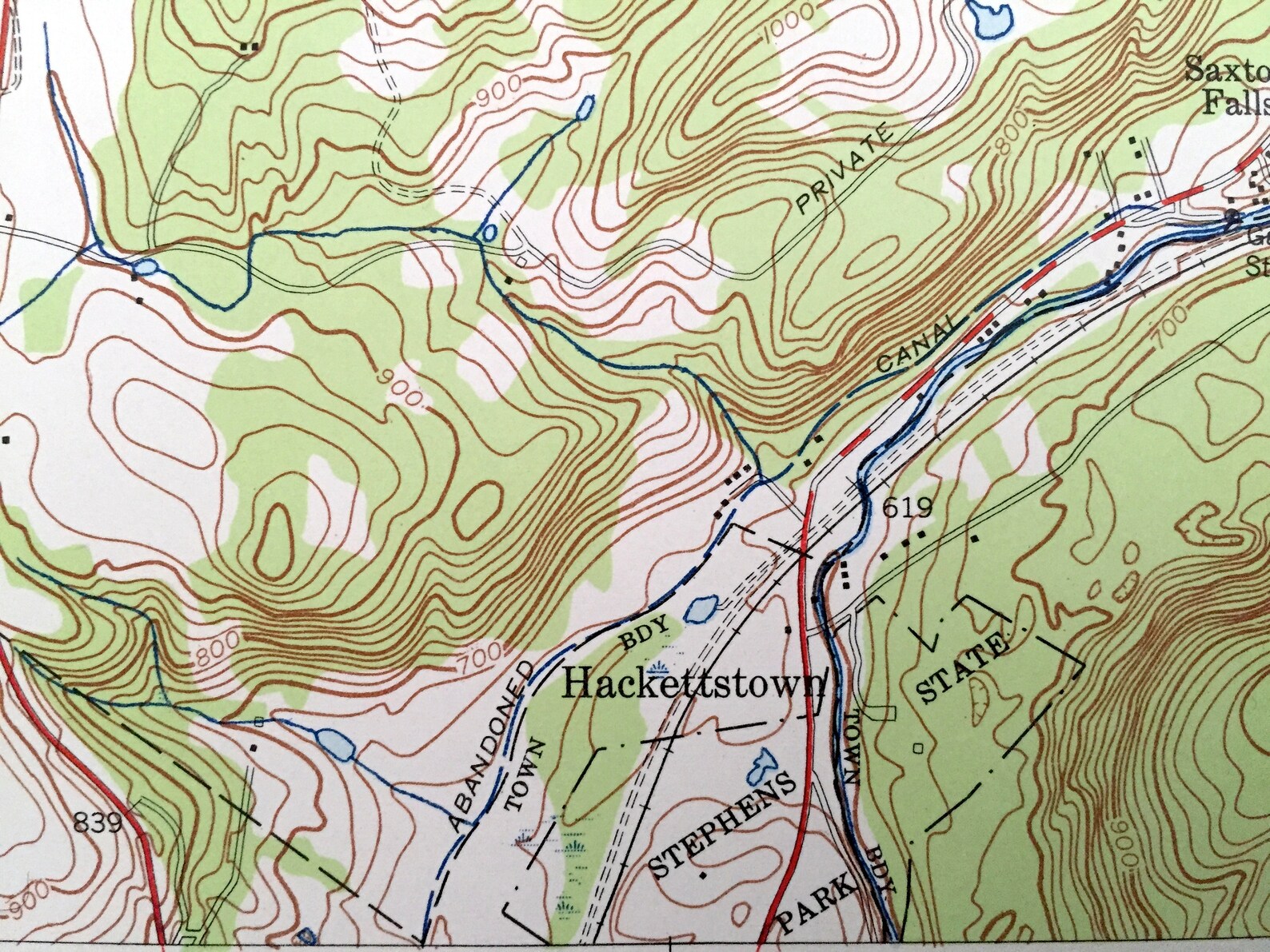 Antique Tranquility New Jersey 1954 US Geological Survey Etsy Australia