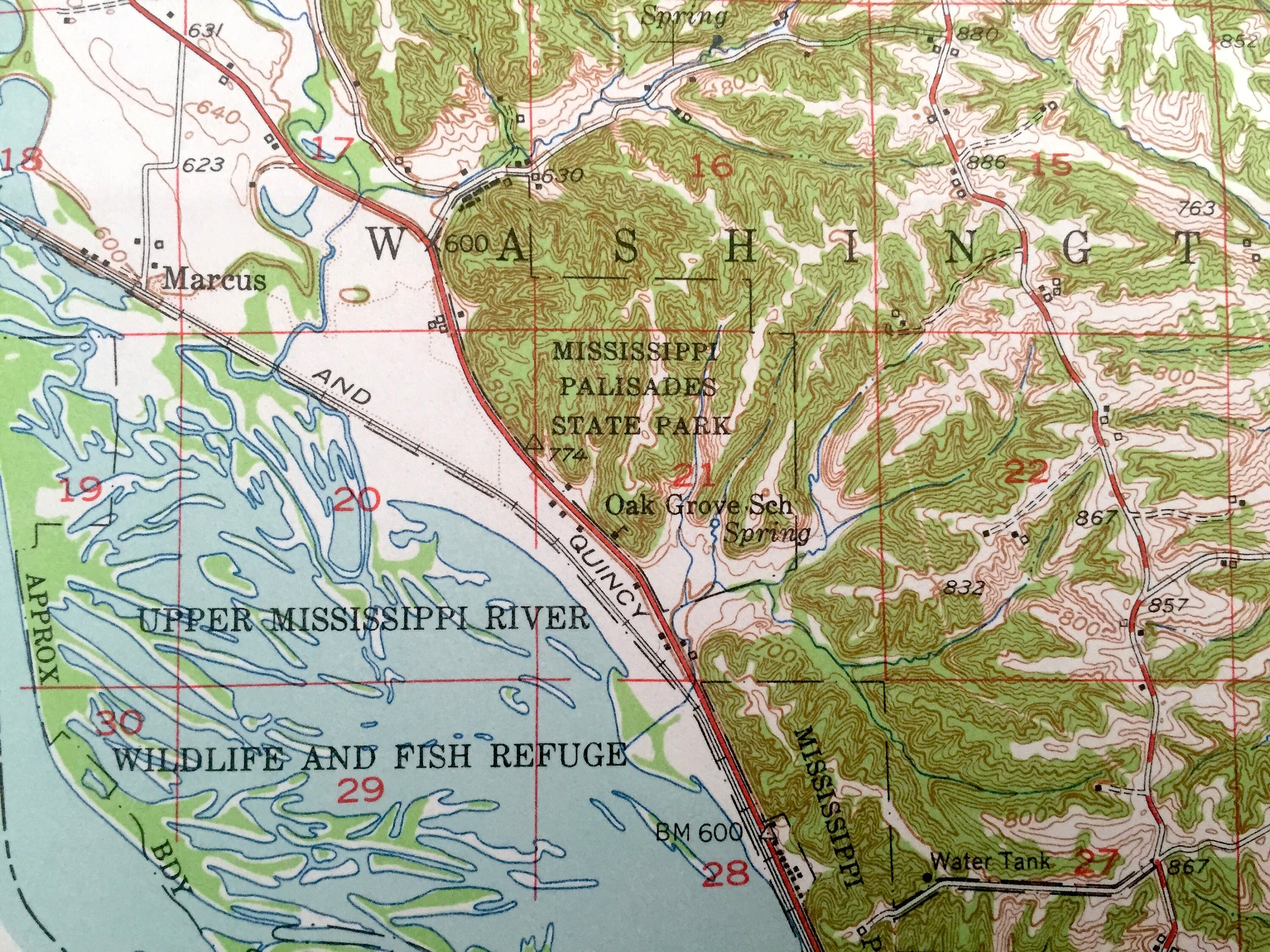 Antique Savanna Illinois 1952 US Geological Survey Etsy Nederland