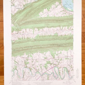 Antiguo Wertzville, Pensilvania 1952 Mapa Topográfico del Servicio Geológico de los Estados Unidos – Perry, Cumberland, Condado de Dauphin, Wheatfield, Silver Spring