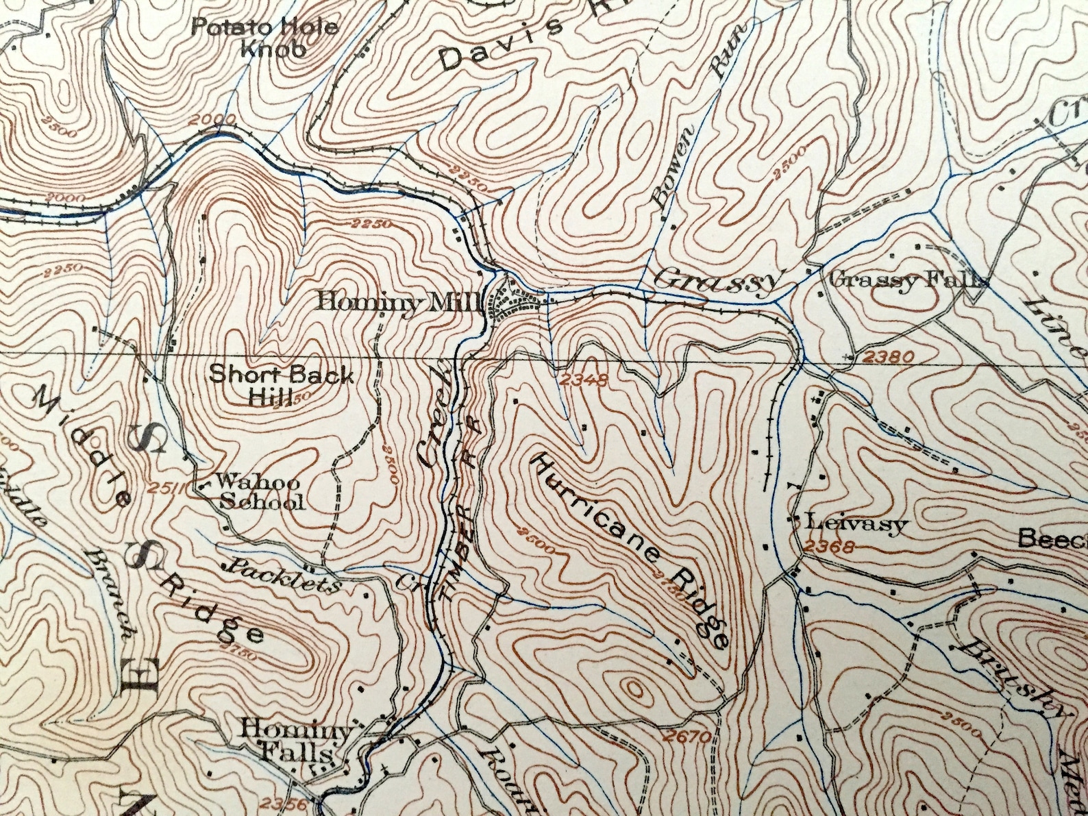 Antique Richwood West Virginia 1923 US Geological Survey Etsy