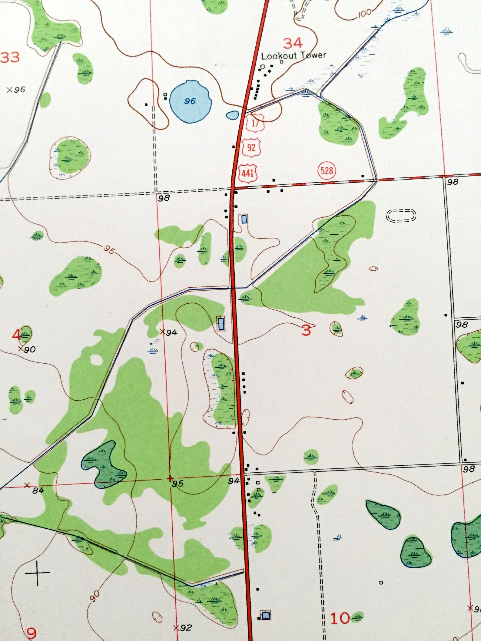 Antique Lake Jessamine Florida 1953 US Geological Survey Etsy