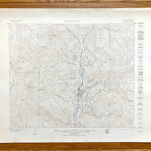 Antike Rico, Colorado 1899 US Geologische Übersicht Topographische Karte - Burns, Dolores River, County, Wildcat, Burnett Creek, Deadwood Gulch CO
