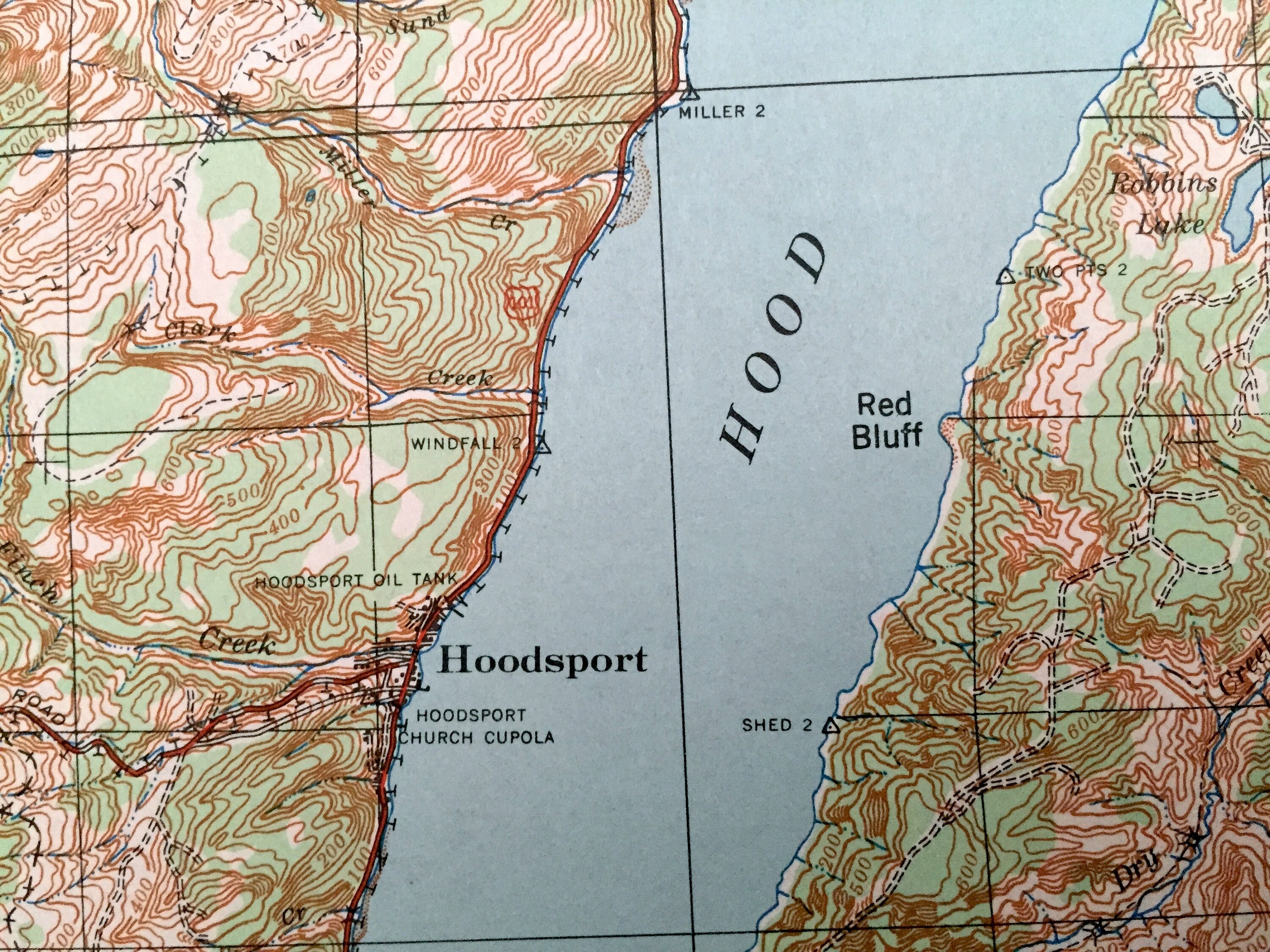 Antique Potlatch Washington 1941 US Geological Survey Etsy