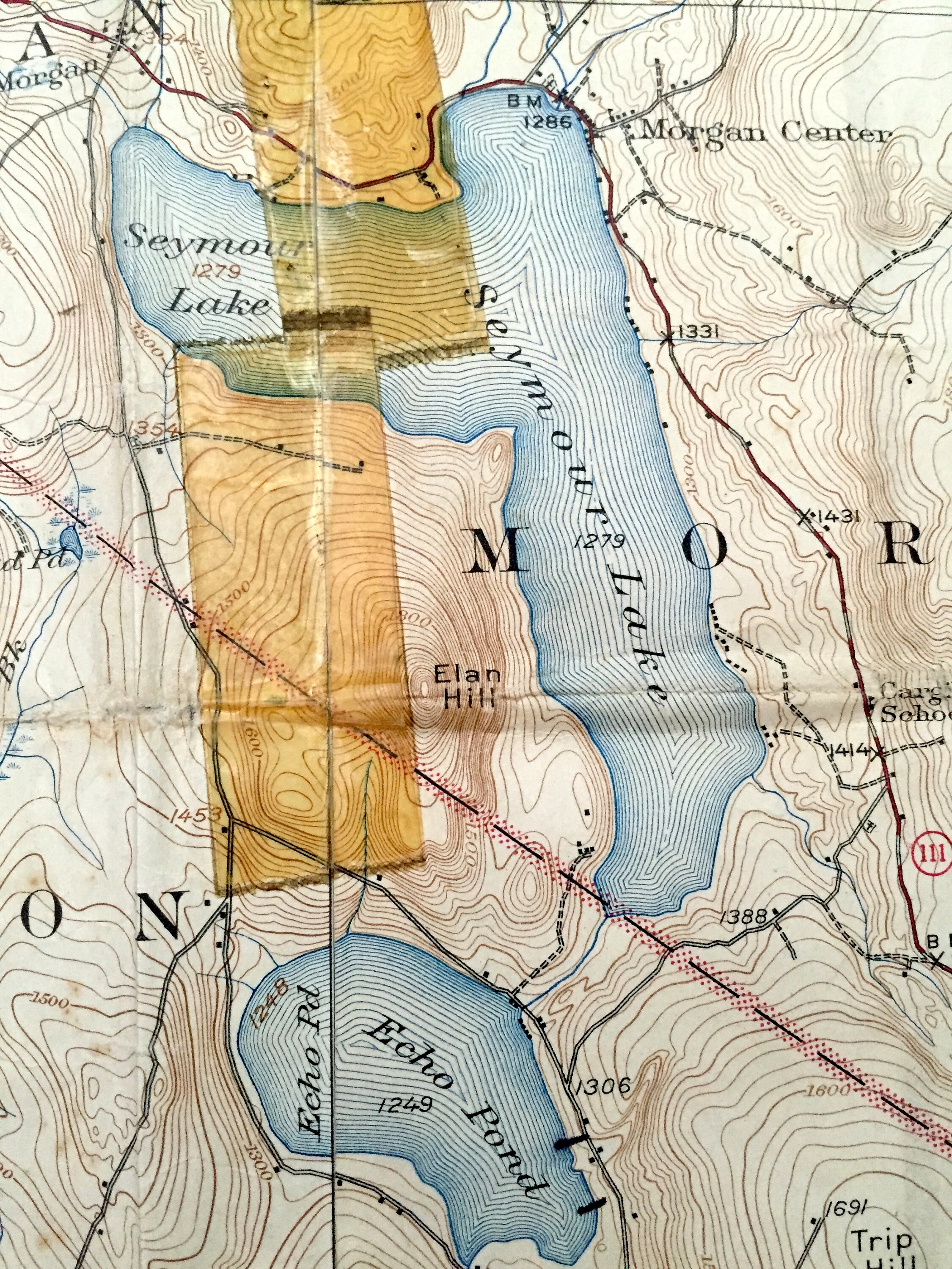 Antique Memphremagog Vermont 1925 US Geological Survey Etsy