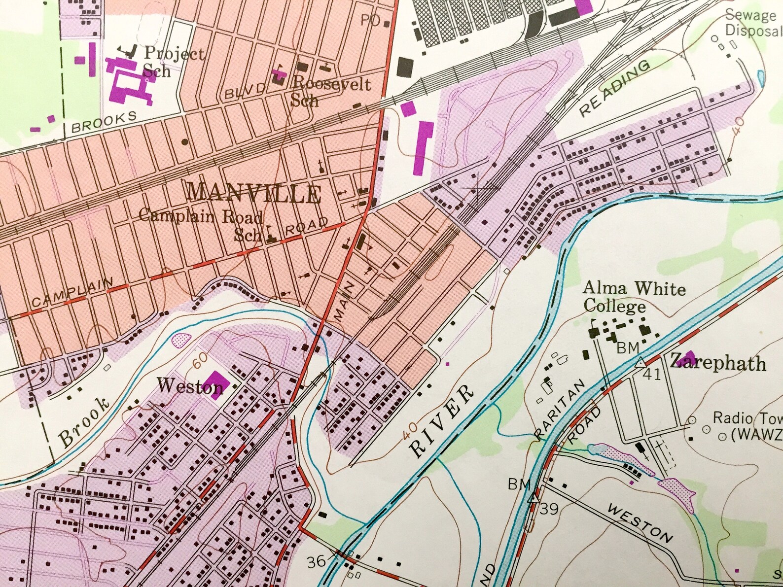 Bound Brook New Jersey Map at Angel Clark blog