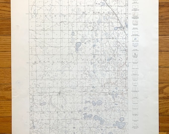 Antique Chokio, Minnesota 1912 US Geological Survey Topographic Map – Alberta, Moonshine, Baker, Scott, Big Stone County, Stevens County, MN