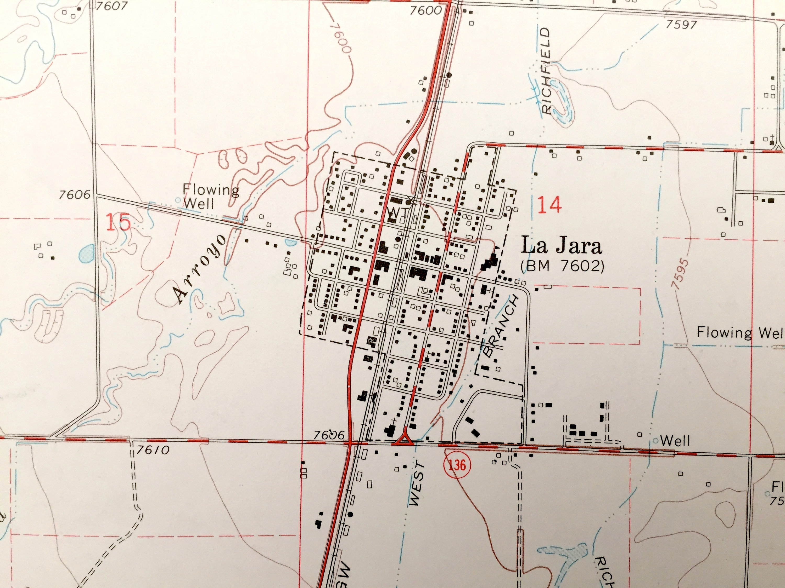Antique La Jara Colorado 1968 US Geological Survey Etsy UK