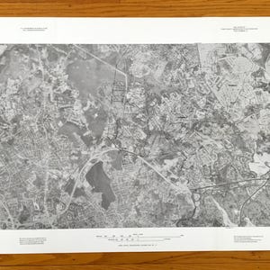 Ancienne carte de recherche géologique des sols de Lynnfield, Peabody, North Reading, Wakefield, Massachusetts, 1977 - Comté d'Essex, Saugus, MA