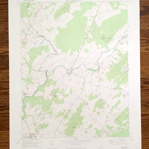 Antique Rapidan, Virginie 1971 Carte topographique de l’US Geological Survey – Madison, Culpeper, Orange County, Clifton, Cedar Mountain, Nasons, VA