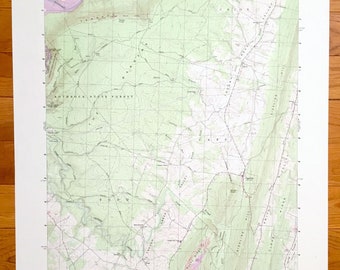 Antique Cassville, Pennsylvania 1994 US Geological Survey Topographic Map – Huntingdon County, Todd, Cass, Penn, Union, Beavertown Calvin PA