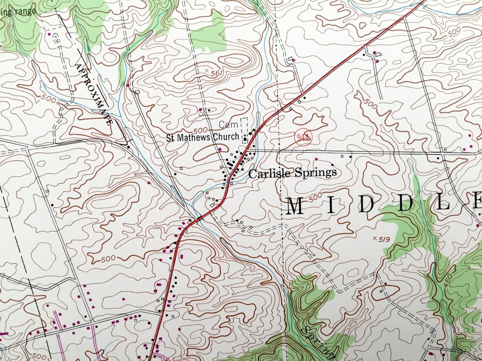 Antique Shermans Dale Pennsylvania 1952 US Geological Survey Etsy
