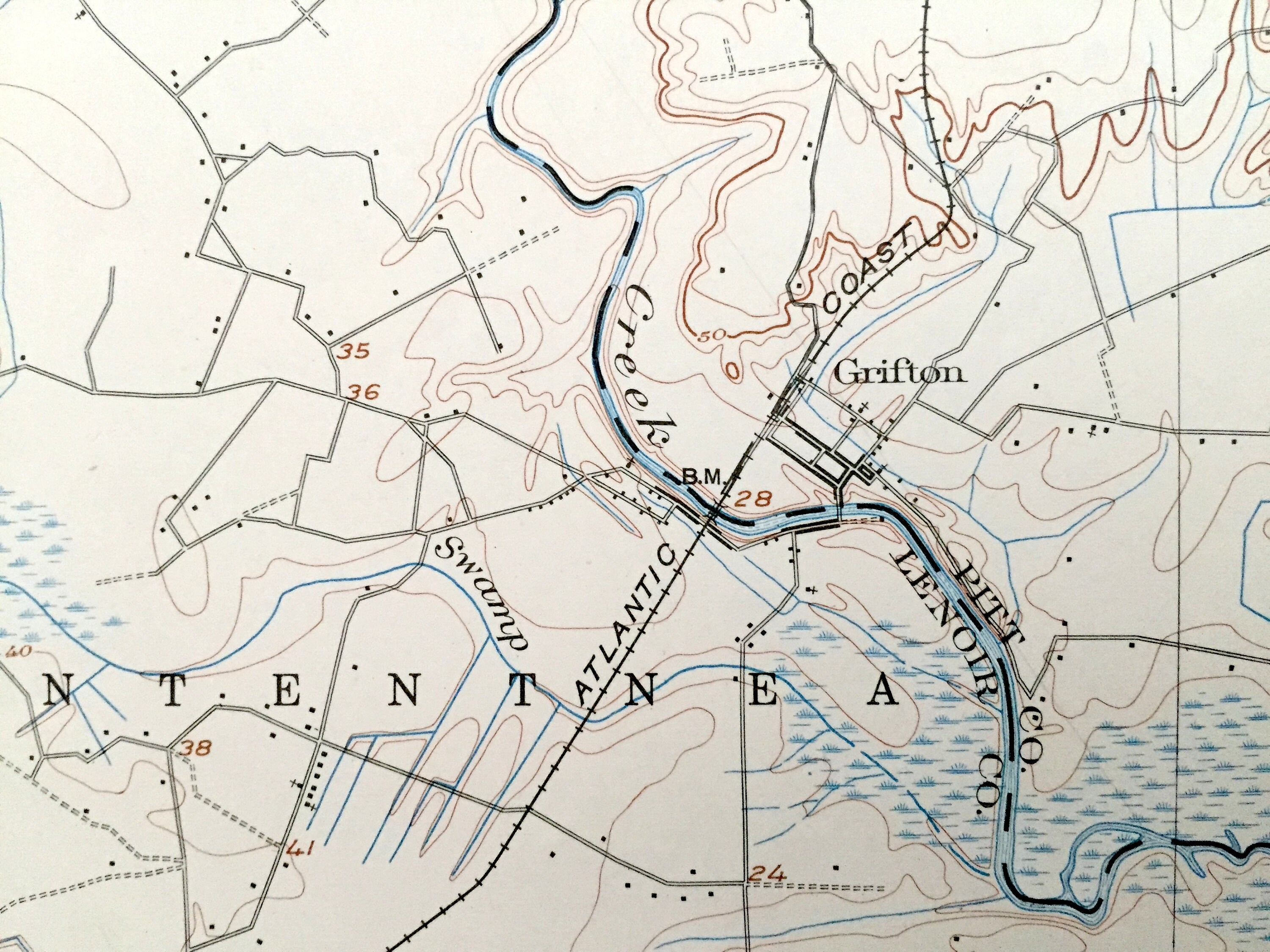 Antique Ayden North Carolina 1902 US Geological Survey Etsy