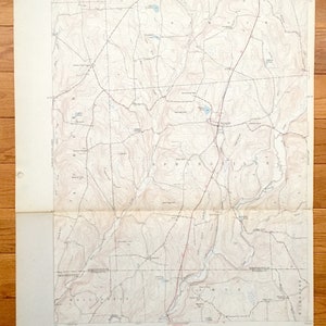 Antique Springville, Pennsylvanie 1948 US Geological Survey Topographic Map - Lemon, Nicholson, Washington, Auburn, Rush Dimock Meshoppen PA