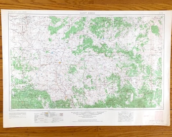 Antique Saint Johns, New Mexico 1954 US Geological Survey