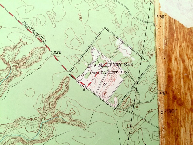 Antique Round Lake New York 1954 US Geological Survey Etsy