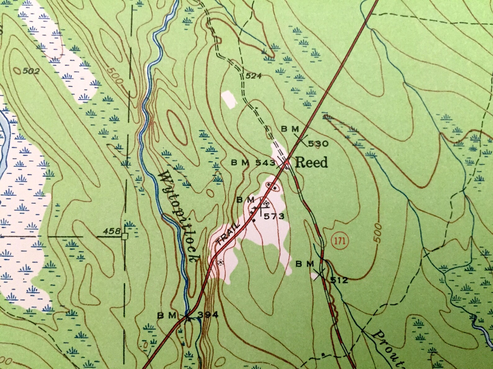 Antique Wytopitlock Maine 1941 US Geological Survey Etsy