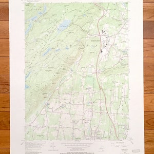 Antique Thiells, New York 1955 US Geological Survey Toographic Map – Orange, Rockland County, Tuxedo, Stony Point, Haverstraw, Ramapo, NY
