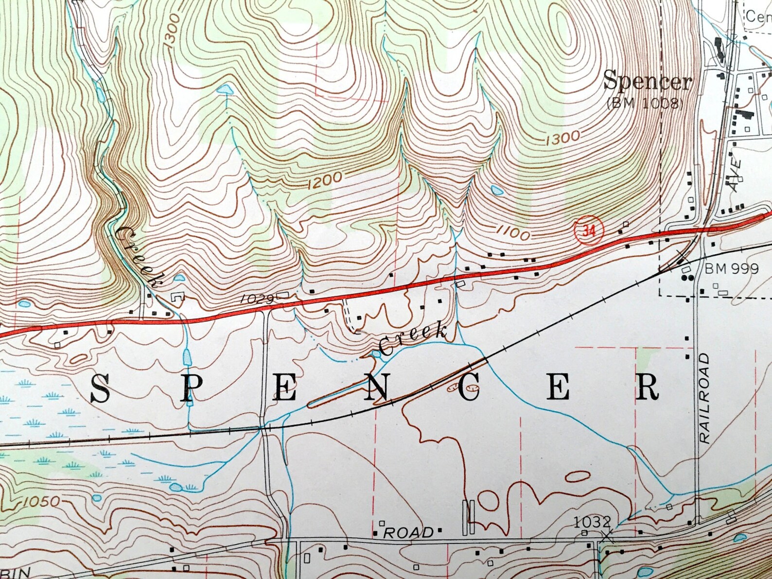 Antique Van Etten New York 1969 US Geological Survey Etsy