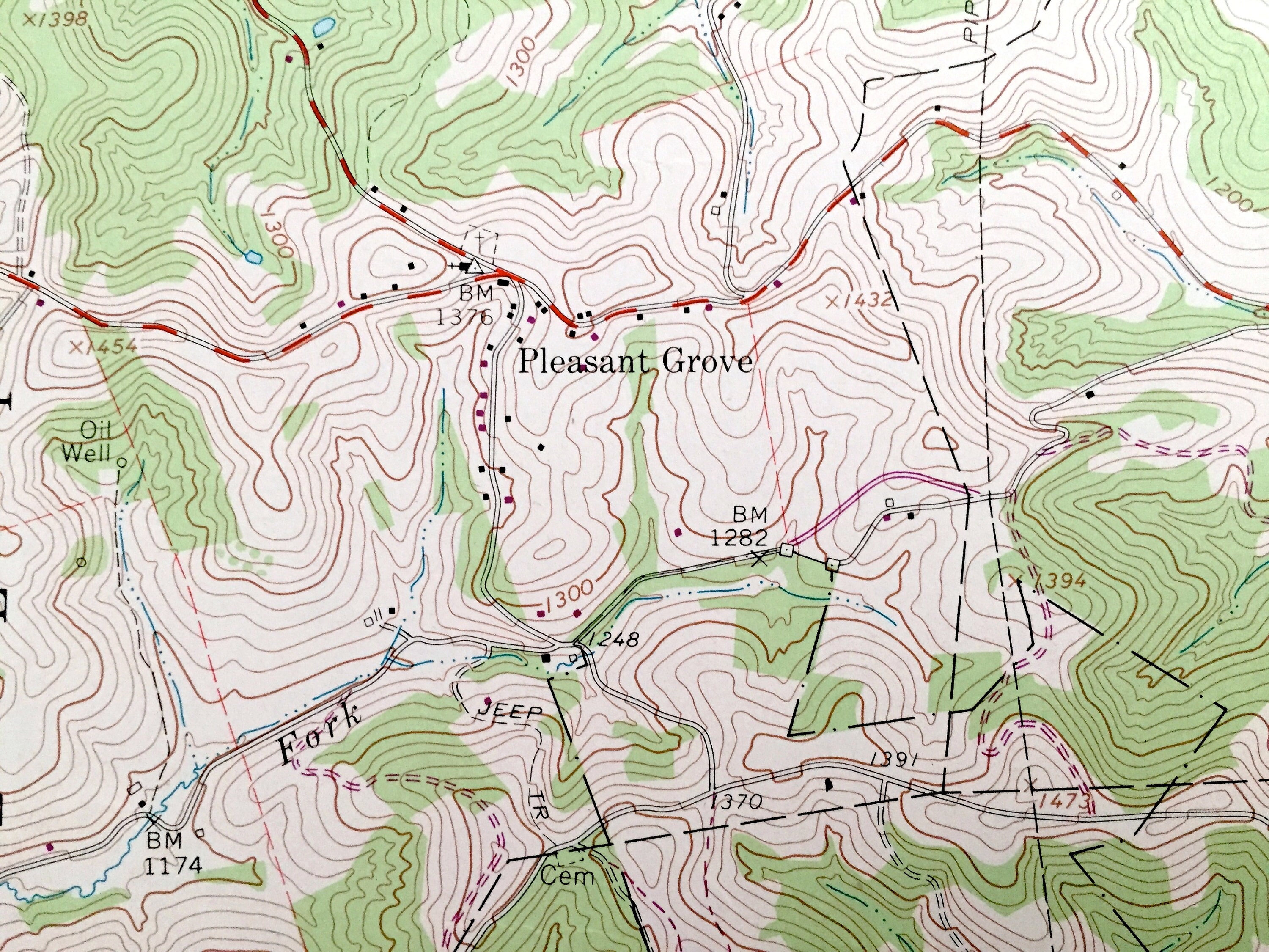 Antique Prosperity Pennsylvania 1964 US Geological Survey Etsy