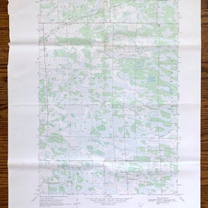 Antique Ramey NW, Minnesota 1968 US Geological Survey Topographic Map – Morrison County, Granite, Leigh, Hillman, Morrill, Mount Morris, MN