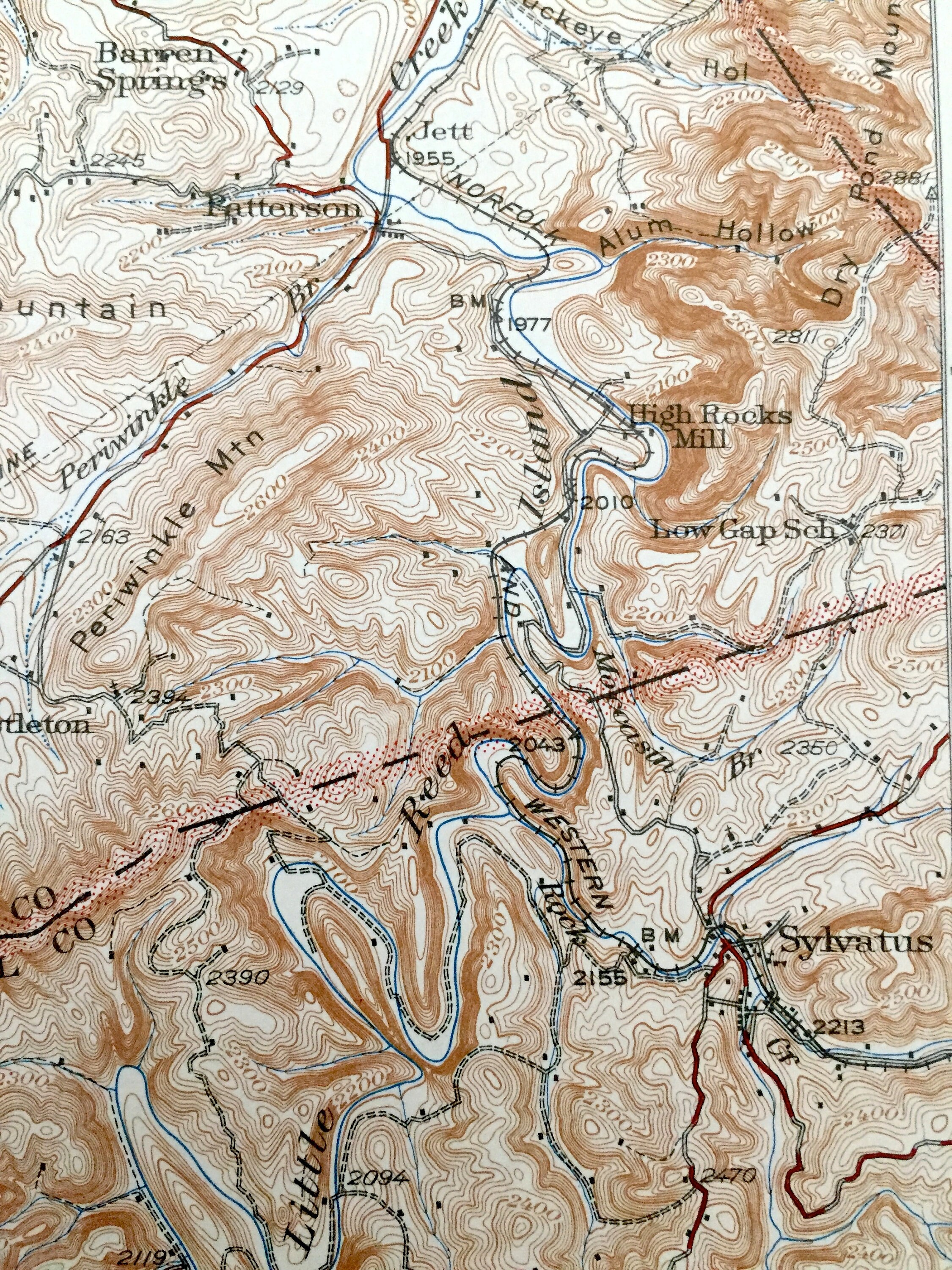 Antique Max Meadows Virginia 1930 US Geological Survey Etsy