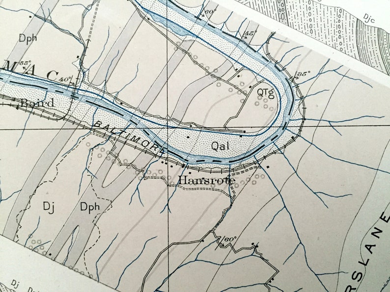 Antique Paw Paw West Virginia 1910 US Geological Survey Etsy