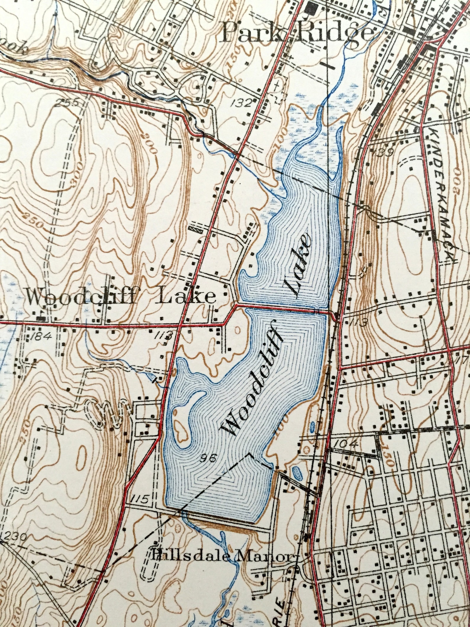 Antique Park Ridge New Jersey 1939 US Geological Survey Map Etsy