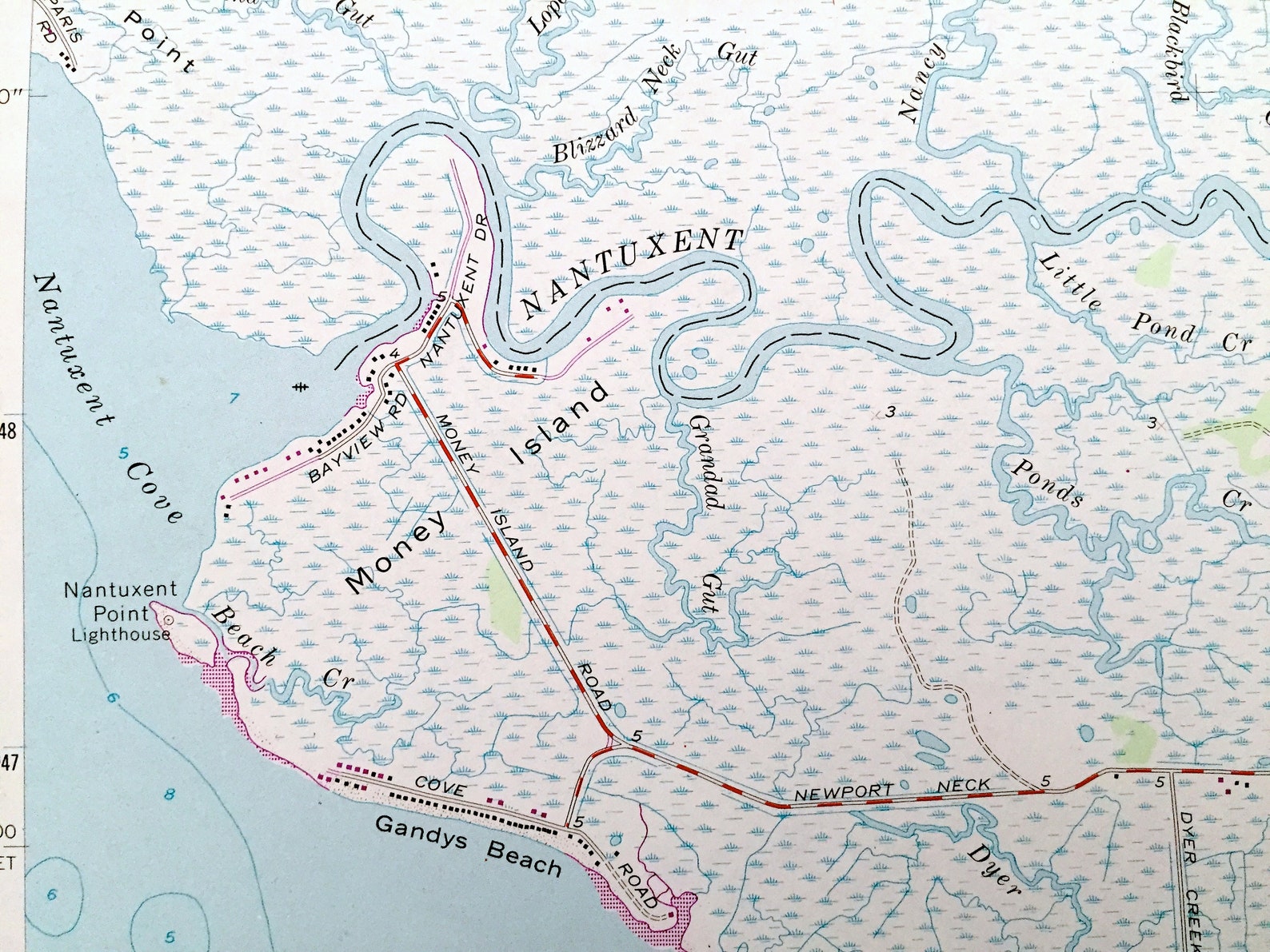 Antique Cedarville New Jersey 1956 US Geological Survey Etsy