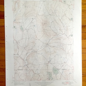 Antique Clifford, Pennsylvania 1949 US Geological Survey Topographic Map – Susquehanna, Lackawanna County, Gibson, Herrick, Greenfield, PA