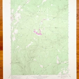 Antigo Marienville East, Pensilvânia 1967 Mapa topográfico do US Geological Survey - Loleta, Lamonaville, McCrays Allegheny National Forest PA