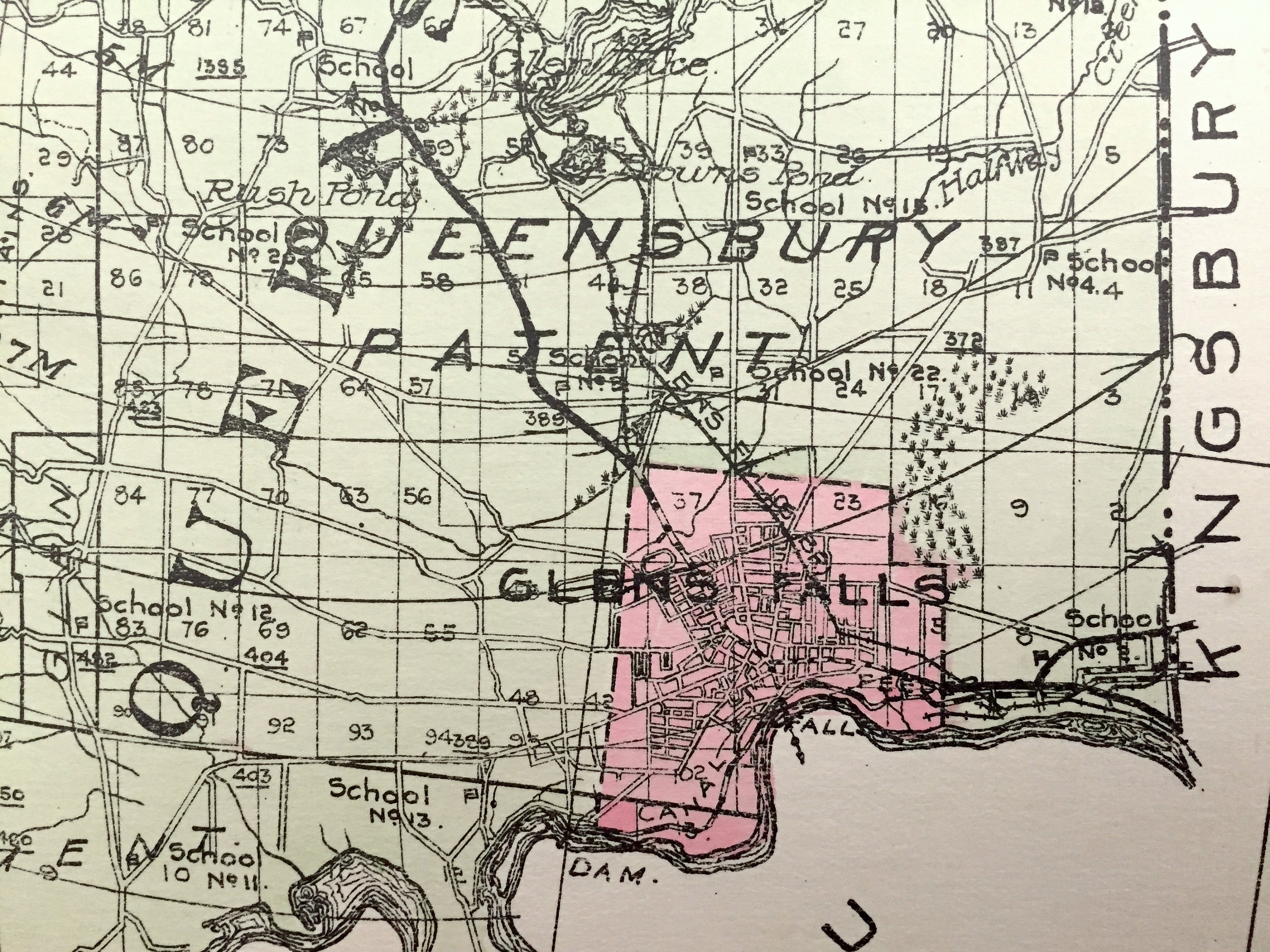 Antique Warren County New York 1912 New Century Atlas Map Etsy