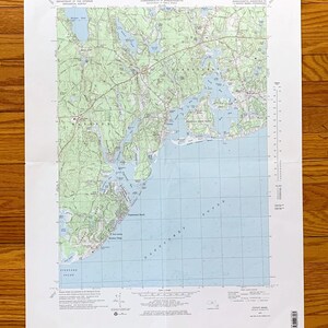 Antique Cotuit, Massachusetts 1974 US Geologische Dienst Topographische Karte - Cape Cod, Mashpee, Barnstable County, Nantucket Sound, Sandwich MA