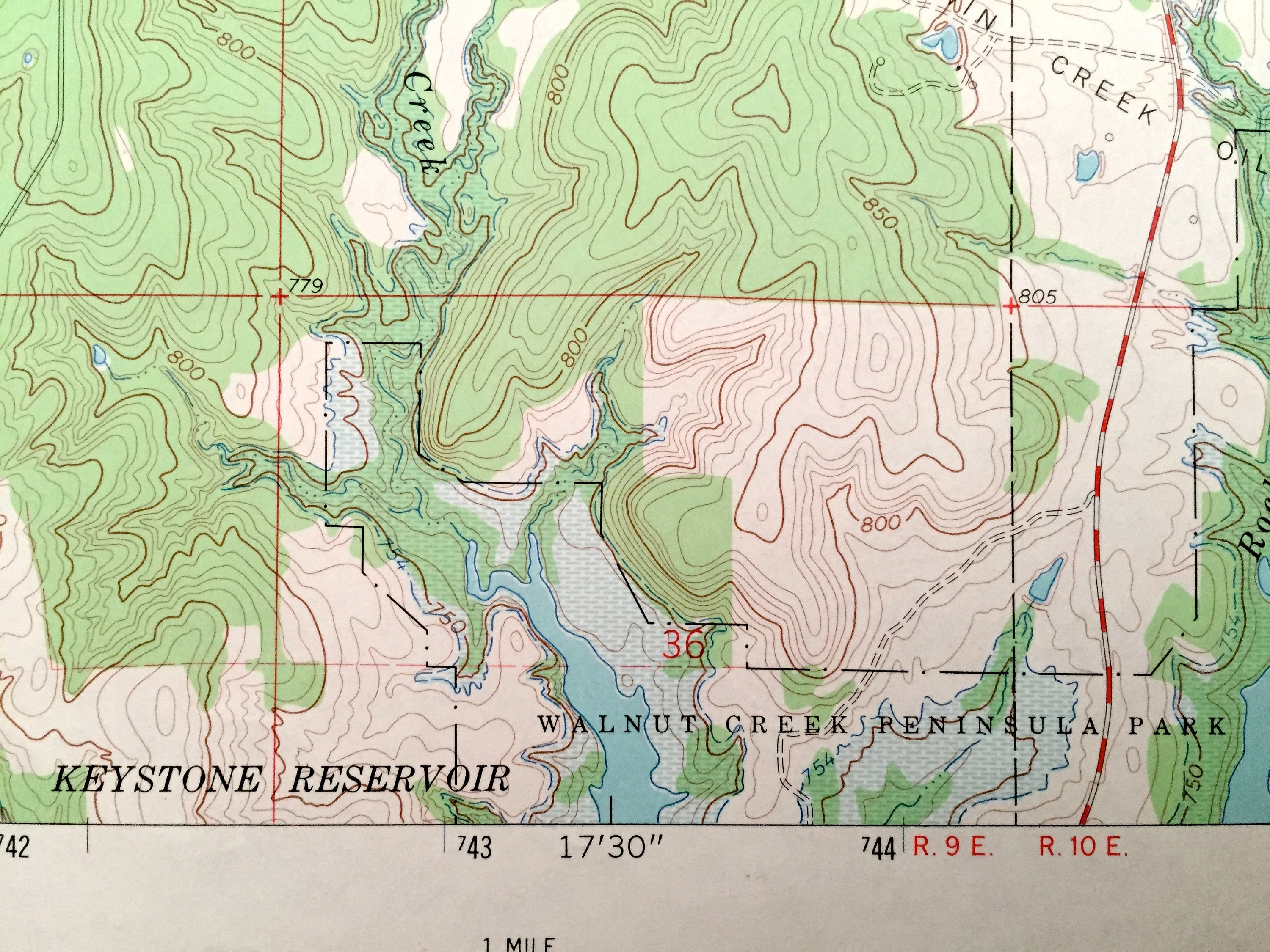Antique New Prue Oklahoma 1966 US Geological Survey Etsy