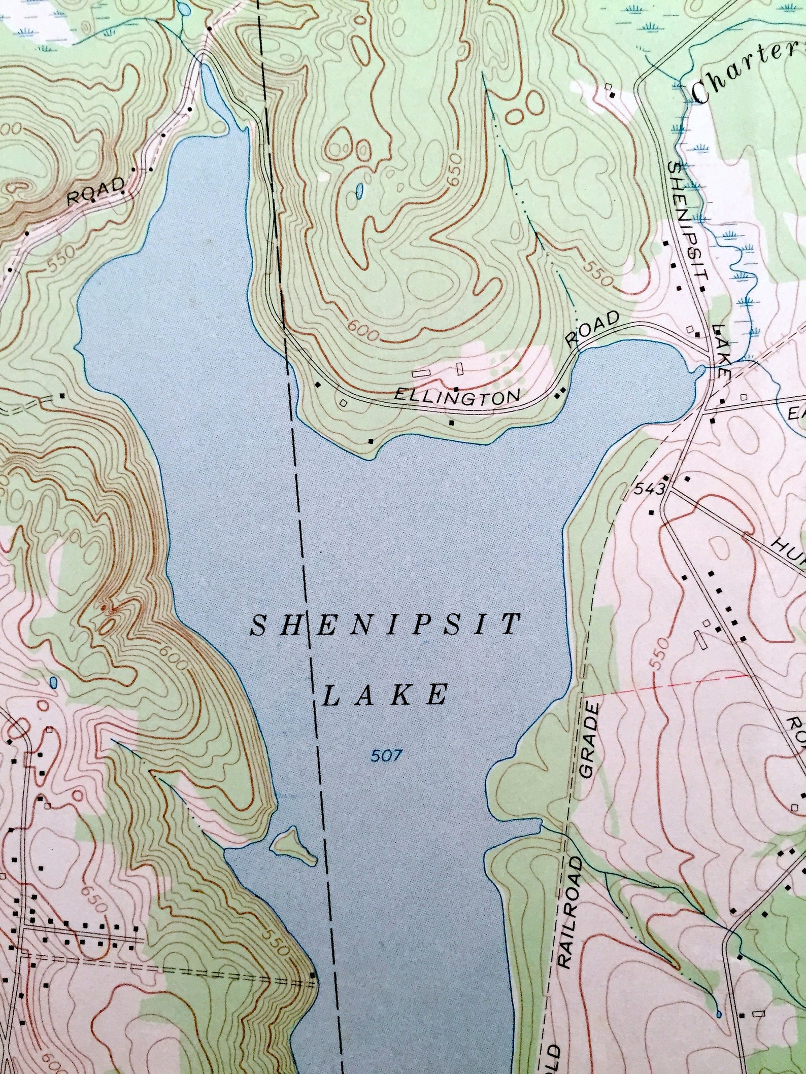 Antique Ellington Connecticut 1967 US Geological Survey Etsy