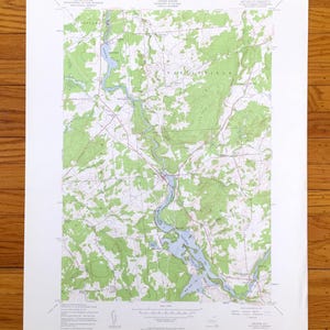 Ancienne carte topographique Colton, New York, 1943 US Geological Survey - comté de St Lawrence, Potsdam, Pierrepont, South Colton, Parishville, NY