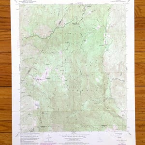 Antique Sitton Peak, California 1954 US Geological Survey Topographic Map – Riverside, Orange County, San Mateo Canyon, Cleveland Forest, CA