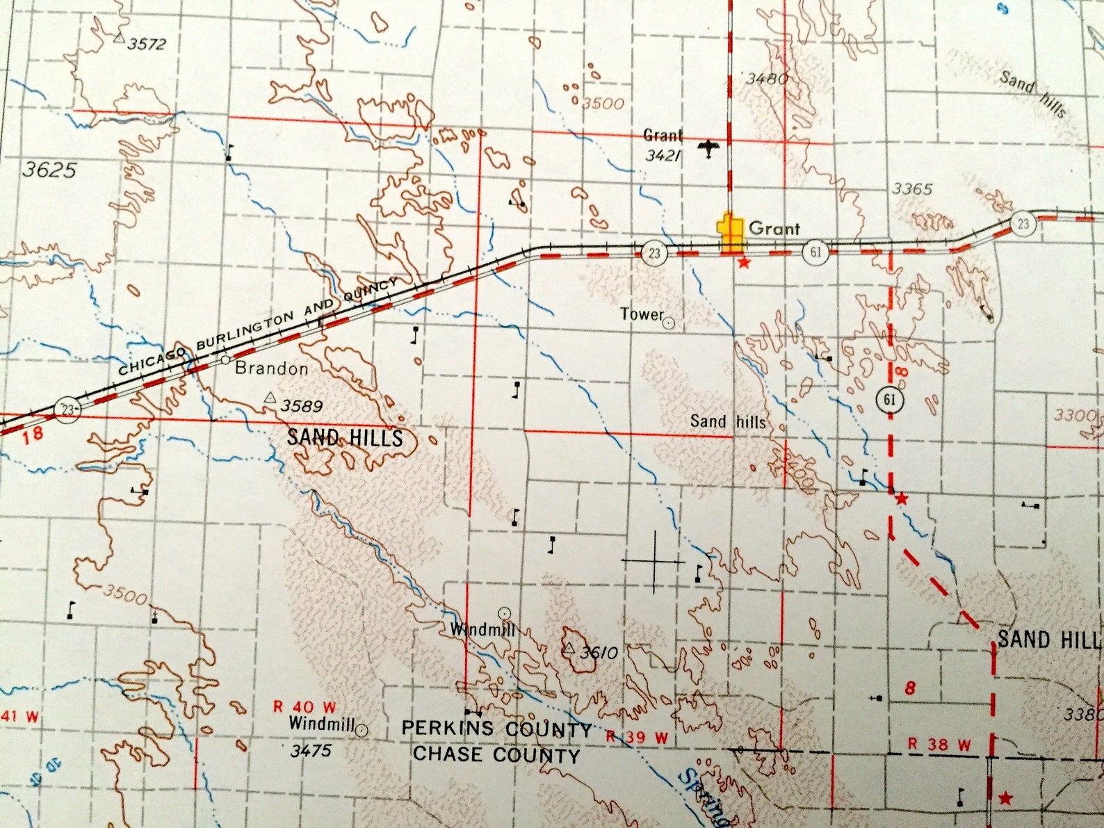 Antique McCook Nebraska 1954 US Geological Survey Topographic Etsy Italia