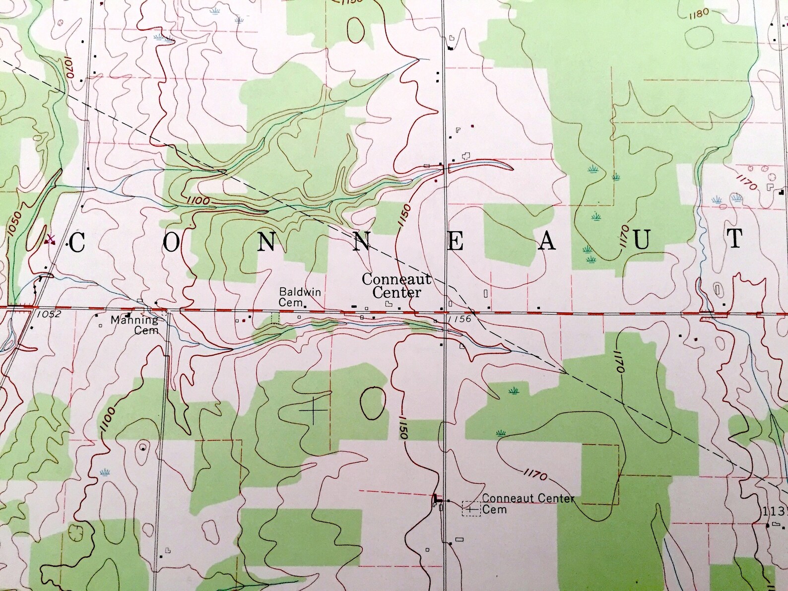 Antique Linesville Pennsylvania 1959 US Geological Survey Etsy