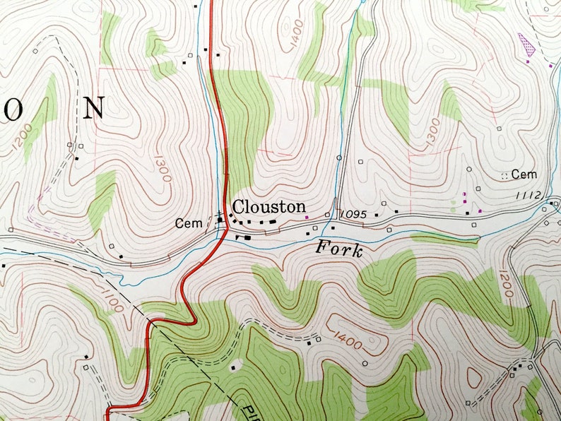 Antique Cameron West Virginia & Aleppo Pennsylvania 1960 US Etsy